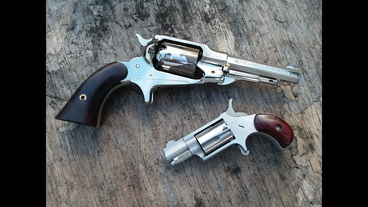 Remington Pocket Revolver .31 Vs NAA 22 LR Mini Revolver - Velocity, Penetration, & Accuracy Test