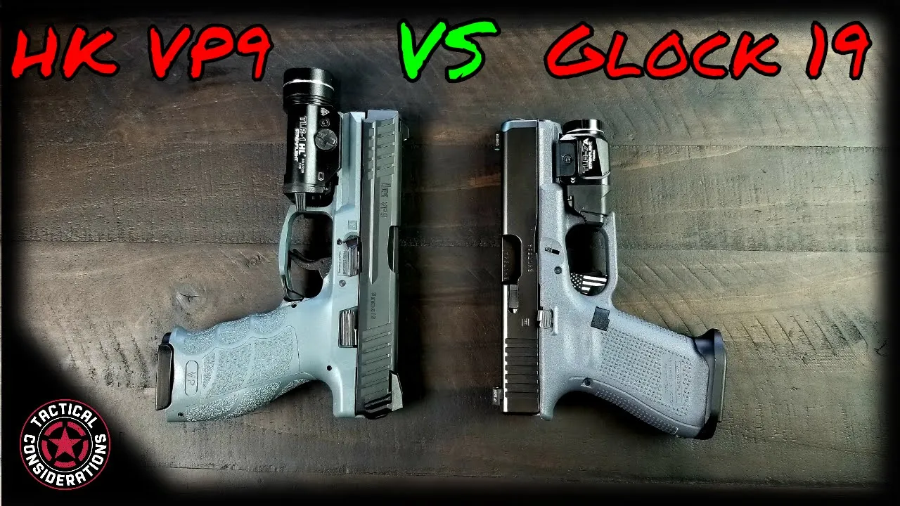 Gen 5 Glock 19 VS HK VP9 Battle Of The Gray Compacts!