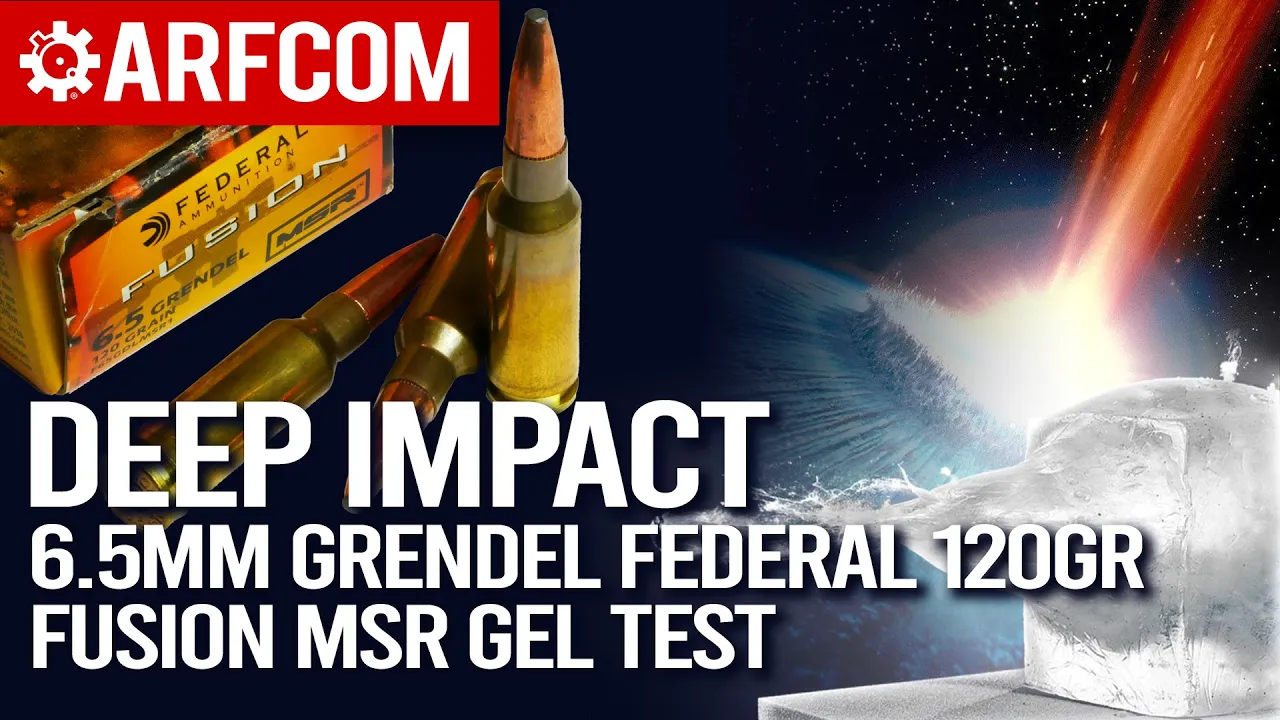 DEEP Impact:Â 6.5mm Grendel Federal 120gr Fusion MSR Gel Test