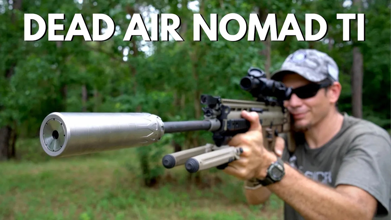 First look!  Dead Air Nomad Ti - 9 oz Titanium 30 Caliber Suppressor