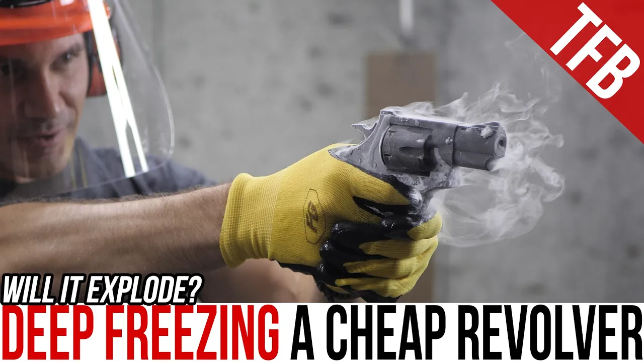 Sub-Zero Freezing a Cheap Revolver: Does it Break?