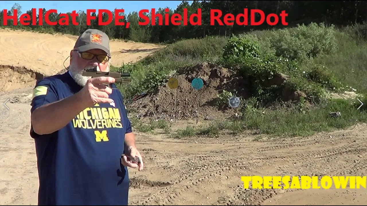 Springfield Hellcat FDE Shield Red Dot