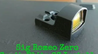 Sig Romeo Zero: Canik Elite SC