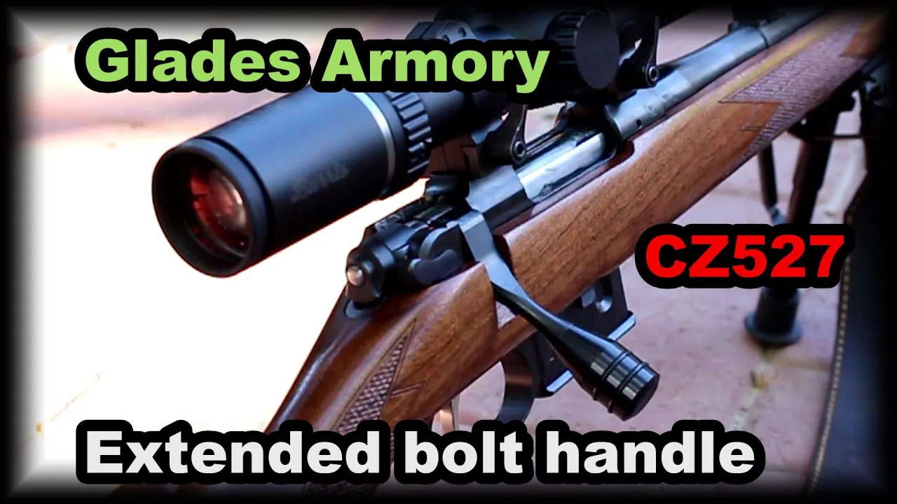 CZ527 extended bolt handle Glades Armory