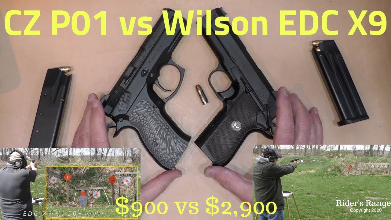 CZ P01 Omega (Cajunized) vs Wilson EDC X9