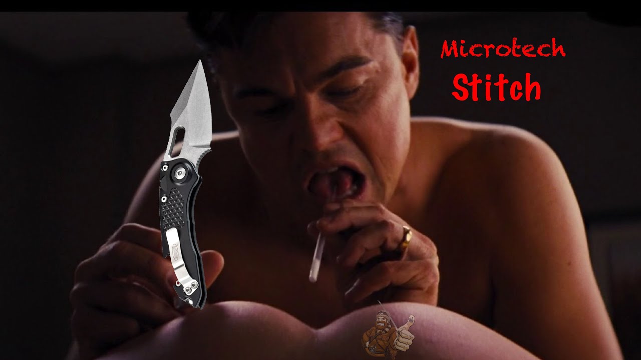 Microtech Stitch: Grail knife to melt your USA made faceballs
