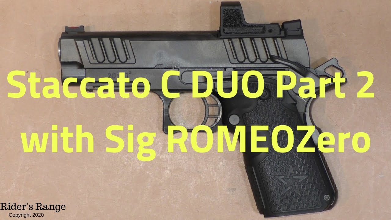 Staccato C DUO Part 2 - with Sig ROMEOZero