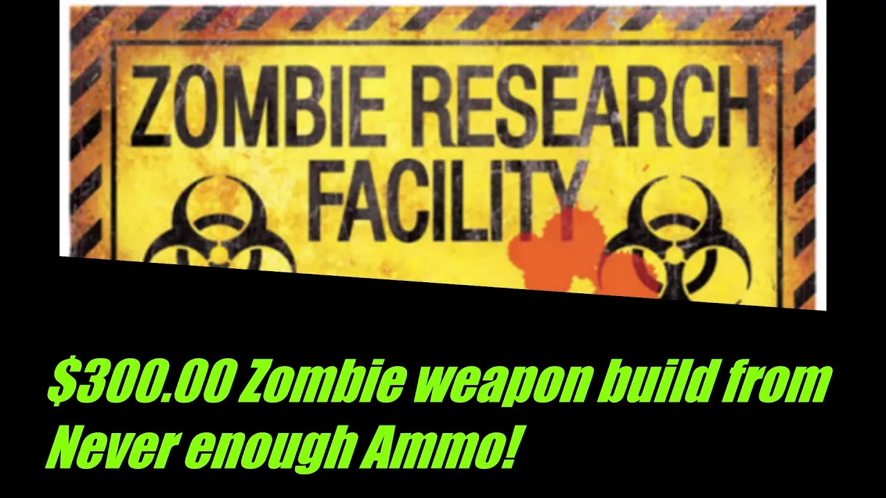 #$300 zombie gun neverenuffammo challenge