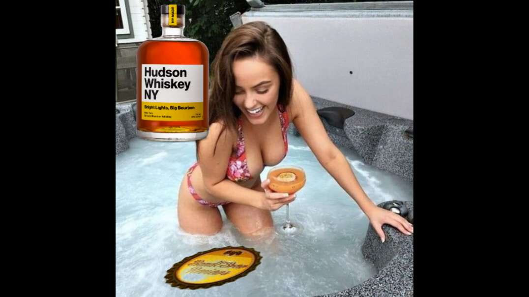 Flask 96 Bright Lights, Big Bourbon from Hudson Whiskey